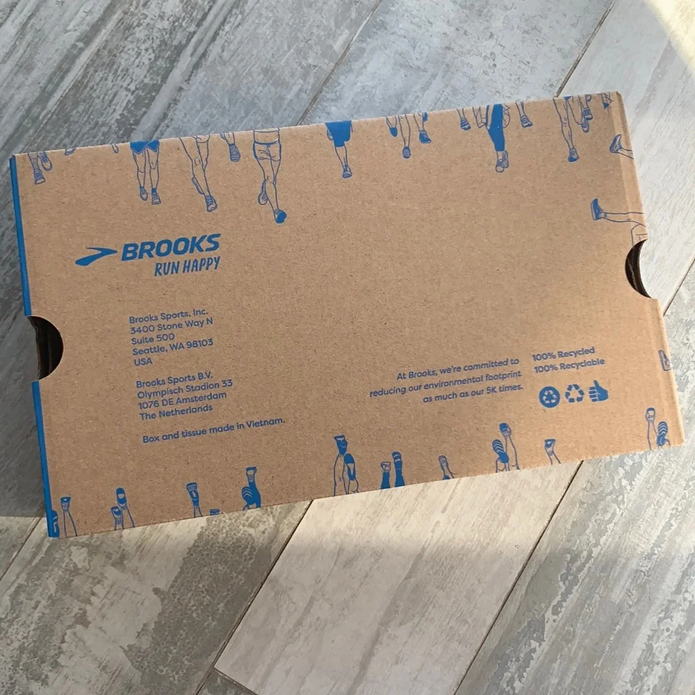 1pcs Brooks Gift Wrap Packaging Shoe Box